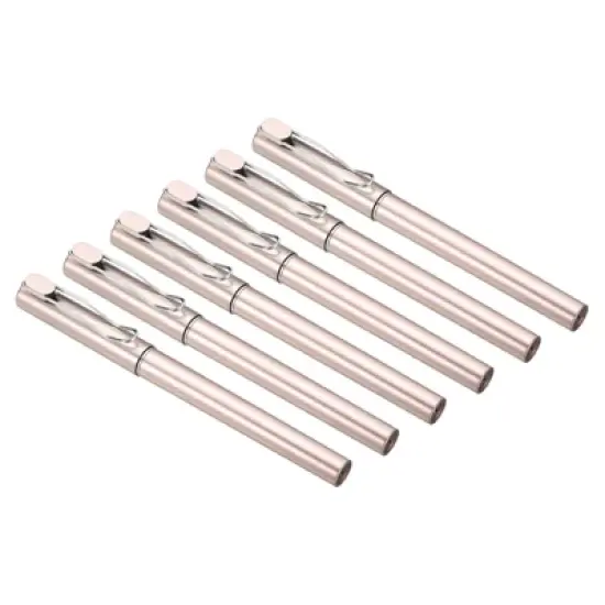 Unique Bargains Office Smooth Writing Fine Point Black Ink Roller Ball Pens 12 Pcs image {8}