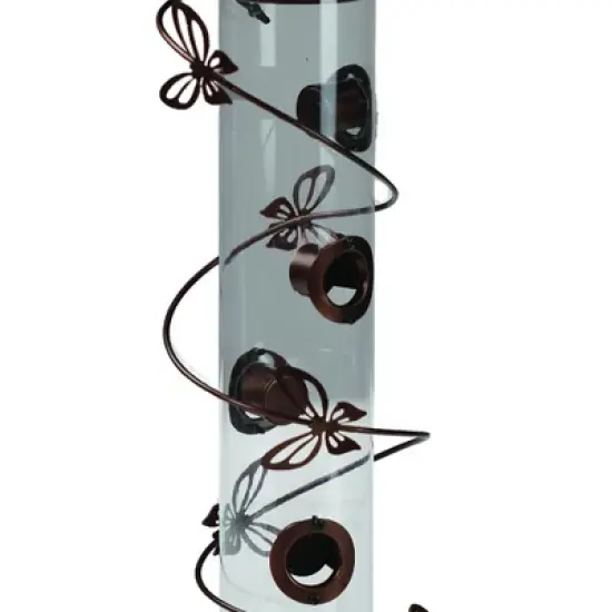 Heath Outdoor Products Butterfly Swirl Bird Feeder - Bronze (6.75") image {1}