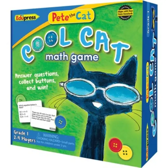 Edupress Pete the Cat Cool Cat Math Game 1 image {1}