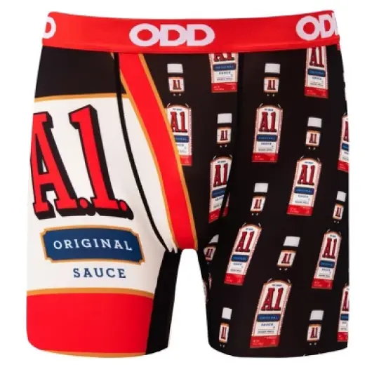 Odd Sox Men's Funny Underwear Boxer Briefs, Popular Condiments & Hot Sauce Prints image {6}