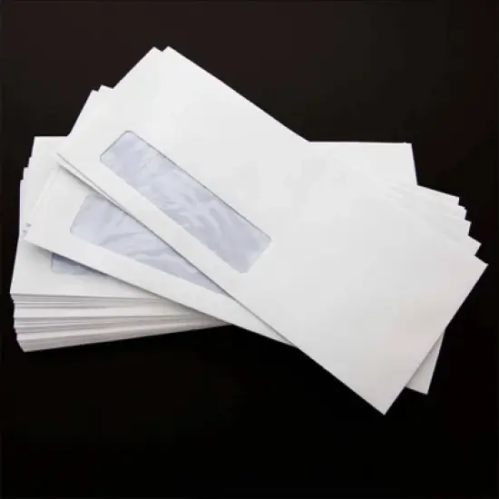 BAZIC Products&reg; Self-Seal Security Single Window Envelopes, #10, Box of 500 image {1}