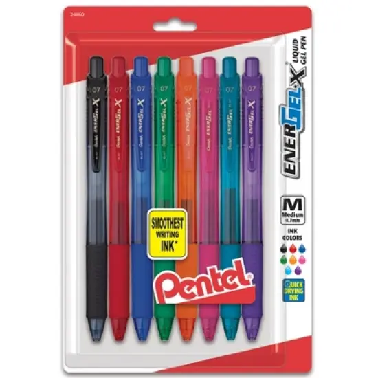 Pentel&reg; FLOATUNE Rollerball, 0.8mm, Medium Line, Black Ink, 1 Dozen image {3}