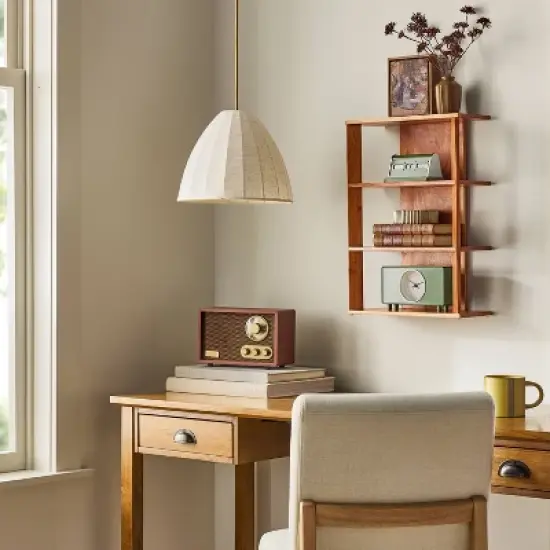 Wood Trumpeted Pendant Light - Hearth & Hand&trade; with Magnolia image {2}