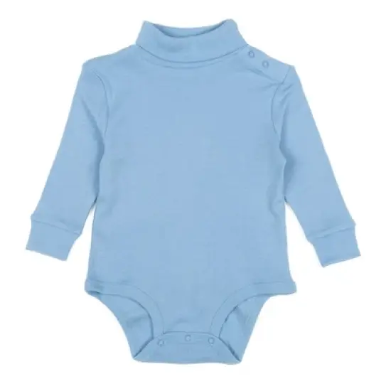 Leveret Baby Long Sleeve Turtleneck Bodysuit image {20}