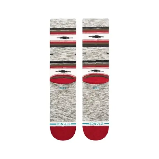 STANCE x WADE Men's Striped Blanket Crew Socks 2pk - Red/Blue L image {7}