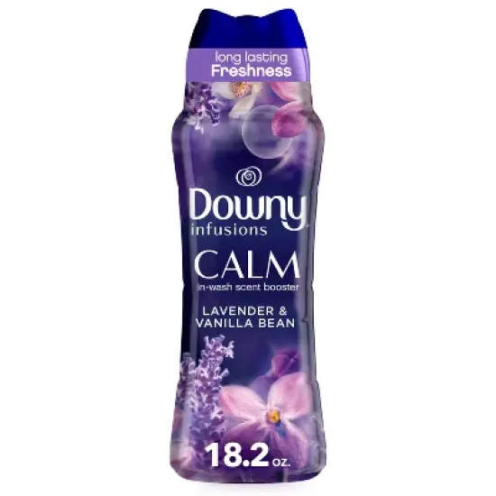 Downy Infusions Calm Lavender & Vanilla Bean Scent In-Wash Booster Beads image {9}