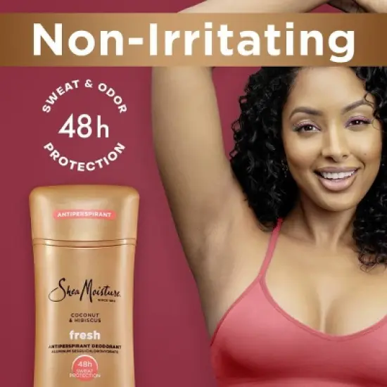 SheaMoisture Fresh & Clean Solid Antiperspirant & Deodorant - Coconut & Hibiscus - 2.6oz image {5}