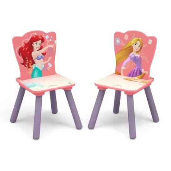 Delta Children Disney Princess Kids' Table and Chair Set with Storage (2 Chairs Included) - Greenguard Gold Certified - 3ct image {4}