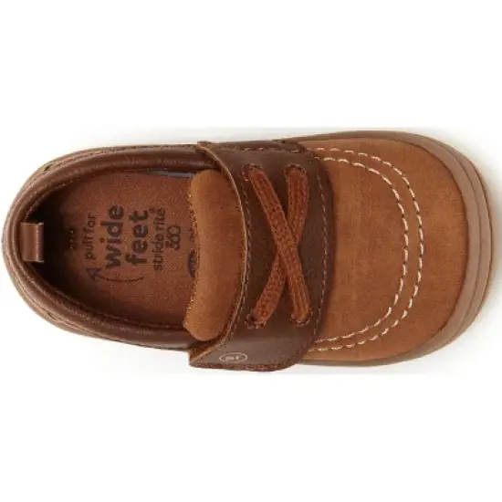 Stride Rite 360 Kids Unisex Hampton Boat Shoe | 4 | Brown image {6}