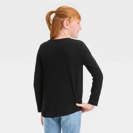 Girls' Long Sleeve Flip Sequin T-Shirt - Cat & Jack&trade; image {2}