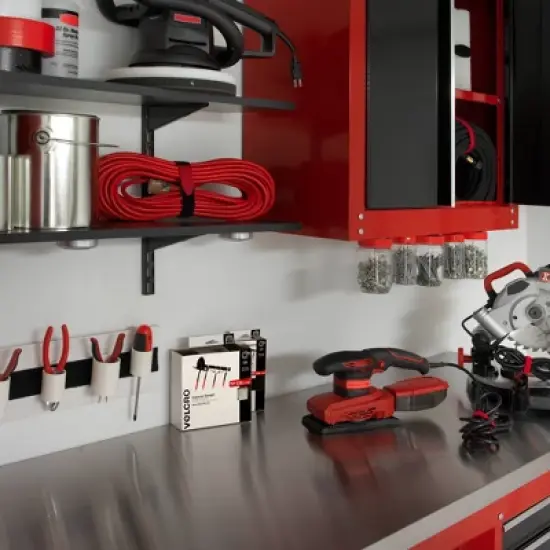 VELCRO 4'x2'' Industrial Strength Tape Indoor and Outdoor Use Superior Holding Power on Smooth Surface White image {8}