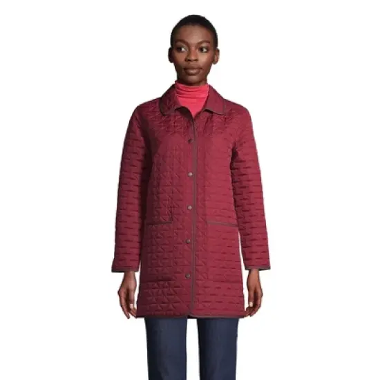 Lands' End Women's Insulated Reversible Barn Coat image {3}