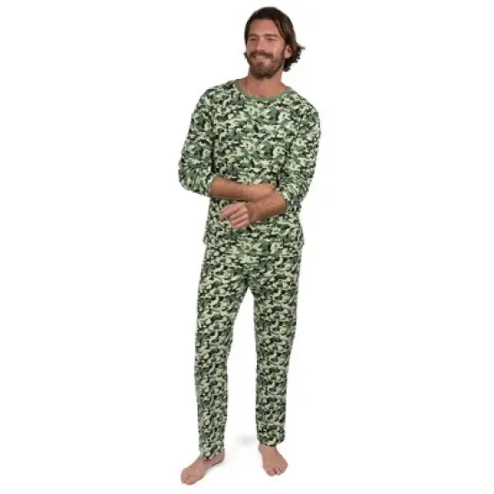 Leveret Mens Two Piece Cotton Comfortable Fit Pajamas image {8}