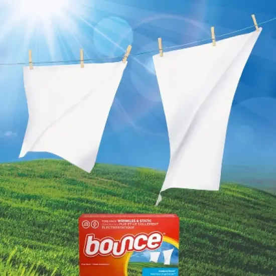 Bounce Outdoor Fresh Fabric Softener Dryer Sheets image {4}