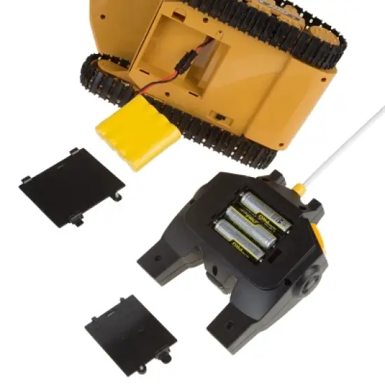 Toy Time Excavator Bucket Truck with Remote Control - Black and Yellow image {7}