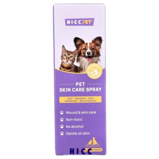 HICC Pet Pet Skin Care Spray, For Dogs & Cats, 3.4 fl oz (100 ml) image {3}