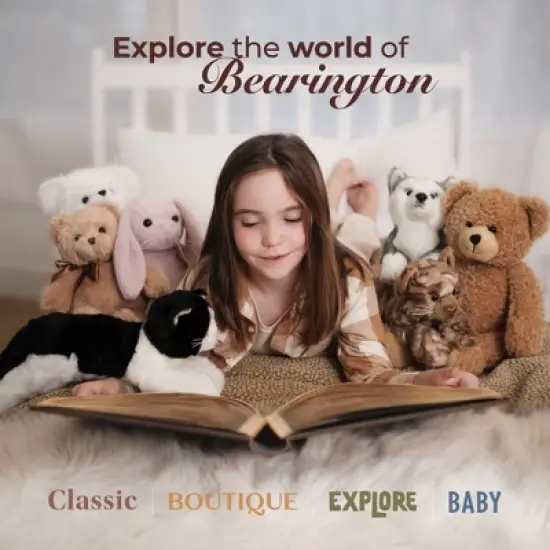 Bearington Alma Plush Stuffed Animal Llama for Boys and Girls, 10 inches, For Ages 1-14 image {4}