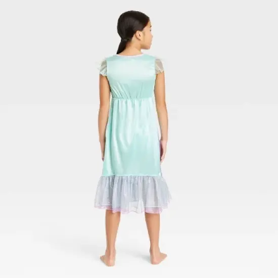Girls' Disney Princess Ariel Fantasy NightGown - Blue image {1}