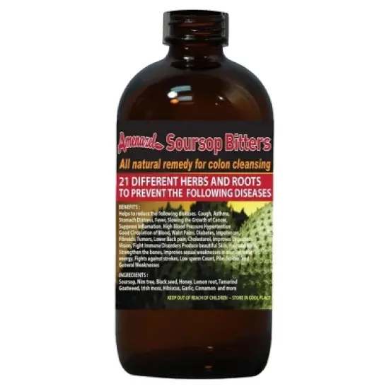 Amenazel Organic Soursop Bitters, 16 fl oz image {1}