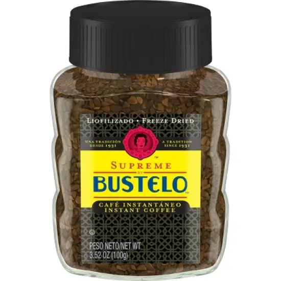 Caf&eacute; Bustelo Supreme Freeze Dried Instant Coffee - 3.52oz image {5}