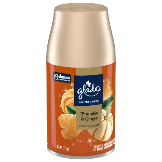 Glade Automatic Spray Air Freshener - Pumpkin & Ginger - 6.2 fl oz image {10}