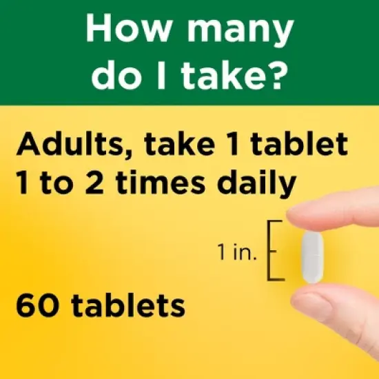 Nature Made Calcium 600 mg with Vitamin D3 Tablets - 60ct image {6}