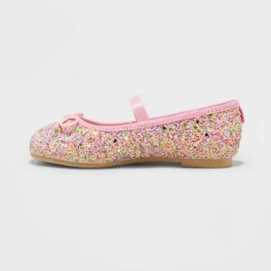 Toddler Lily Glitter Ballet Flats - Cat & Jack&trade; image {1}