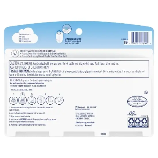 Febreze Plug Variety Pack Air Freshener - Elemental - 2.63 fl oz/3pk image {10}