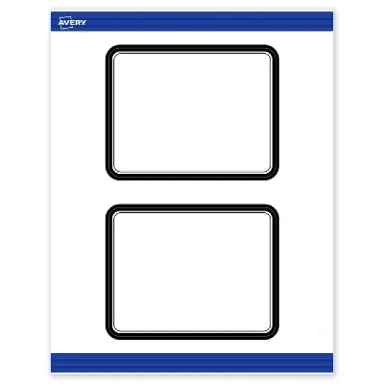 Avery 4.25" x 5.5" Cards, Double Black Border, 20 ct image {9}