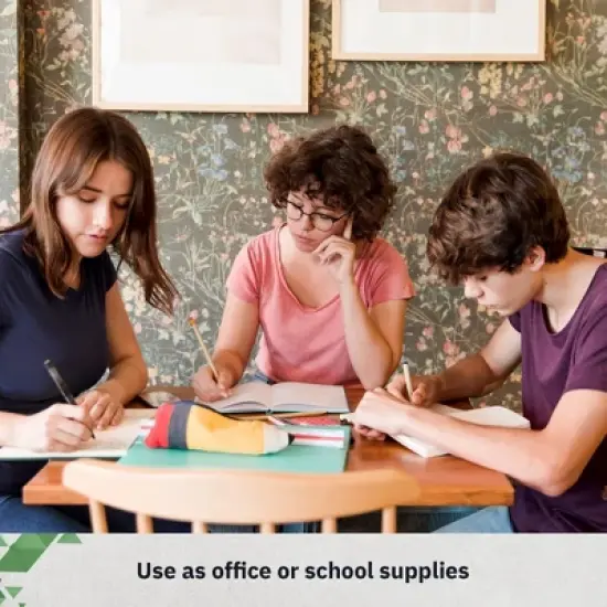 Simply Genius A5 Lined Notebooks with Hardcover - College Ruled Notebook - 192 pages, 5.7" x 8.4" (Black, 20 Pack) image {1}