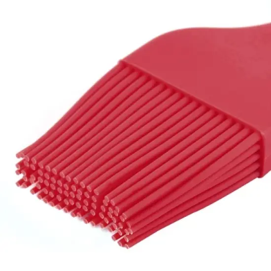 Unique Bargains Silicone Heat Resistant Desserts Baking BBQ Oil Basting Pastry Brush Red image {3}