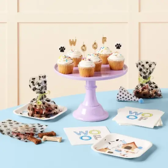 Dog Birthday Snack Plate 10ct - Spritz&trade; image {1}