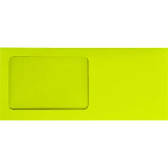LUX Self Seal #10 Window Envelope 4 1/2" x 9 1/2" Wasabi 1000/Pack (LUX-10APW-L22-1) LUX10APWL221000 image {2}