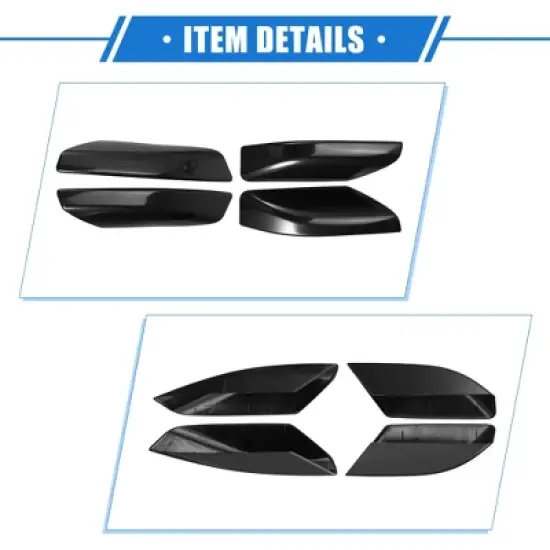Unique Bargains Car Roof Rack Side Rails End Cover Shell Cap for Toyota 4Runner N210 2003-2009 Plastic 4pcs image {4}