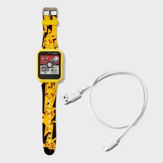 Boys' Pokemon Pikachu Interactive Watch - Yellow image {1}