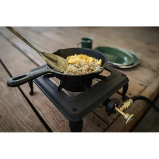 Stansport Single Burner Cast Iron Stove with Regulator Hose image {1}