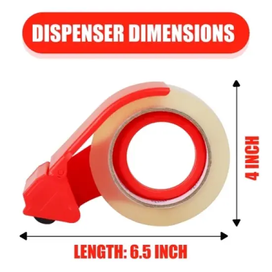 Darice Packaging Tape with Dispenser - 2 Pack Heavy Duty image {2}