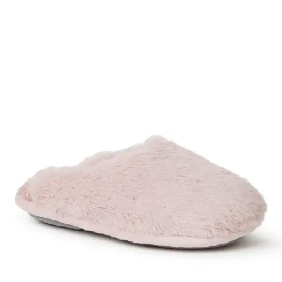 Dearfoams Kid's Brin Furry Pile Scuff Slipper image {6}