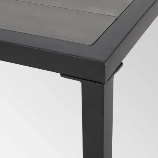 Jax 4pc Faux Wood Chat Set - Gray/ Gray - Christopher Knight Home image {6}