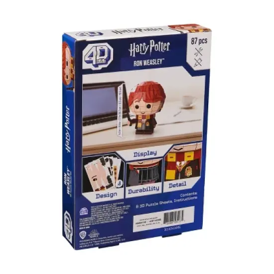 4D BUILD - Harry Potter Ron Weasley Model Kit Puzzle 87pc image {2}