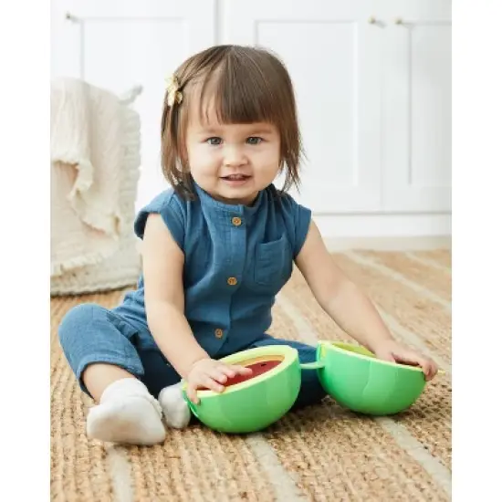 Skip Hop Farmstand Rattle Melon Drum Musical Toy image {3}