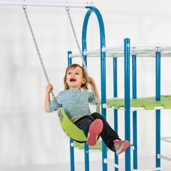 Skywalker Trampolines ActivPlay Base Camp Playground and Hanging Bridge image {4}