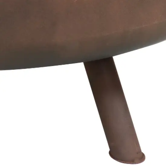 Sunnydaze Outdoor Camping or Backyard Round Cosmic Stars and Moons Fire Pit with Cooking Grill Grate, Spark Screen, and Log Poker - 30" image {3}