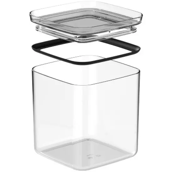 OU Airtight Food Storage Container 9.7 Cup, BPA Free, Clear Plastic Food Storage Container with Leak Proof Lid, Stackable Kitchen Organizer image {9}