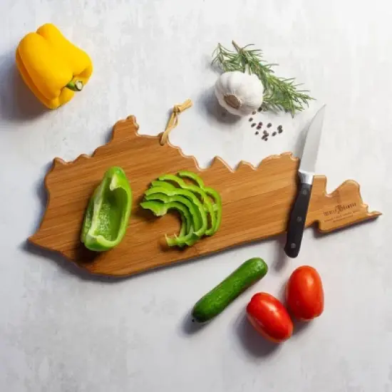 Totally Bamboo Kentucky Summer Stokes Cutting Board: Lightweight Bamboo, Multicolored, 18"x8.5", Hand Wash, 1.3 lbs image {3}