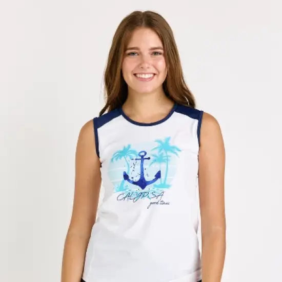 Calypsa - Women's Loose Fit Maya Swim Top image {5}