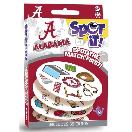 MasterPieces Officially Licensed NCAA Alabama Crimson Tide Spot It Game for Kids and Adults image {1}