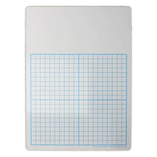 Flipside Products 1/2" Graph Dry Erase Board, 11" x 16" Pack of 3 image {1}