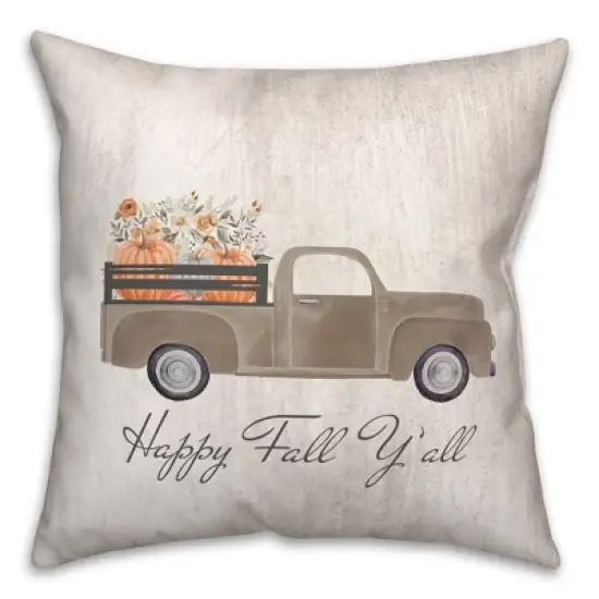 Creative Products Harvest Truck 18 x 18 Indoor / Outdoor Pillow image {3}
