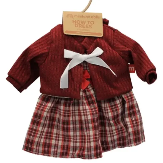 Miniland Educational Doll Clothes, Cold Weather Dress Set image {1}